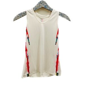 Lucky in Love Tank Top XS white tennis golf pickleball